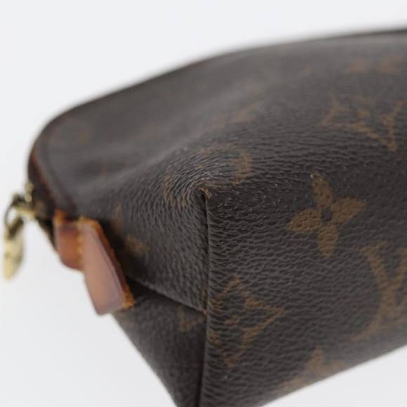 LOUIS VUITTON Monogram Pochette Cosmetic PM Cosmetic Pouch M47515 LV Auth 82728 - Picture 14 of 16